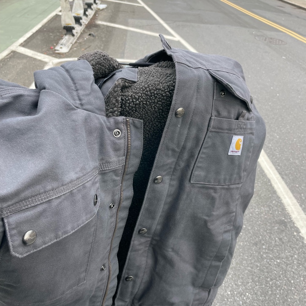 Carhartt Duck Sherpa-Lined Utility Jacket